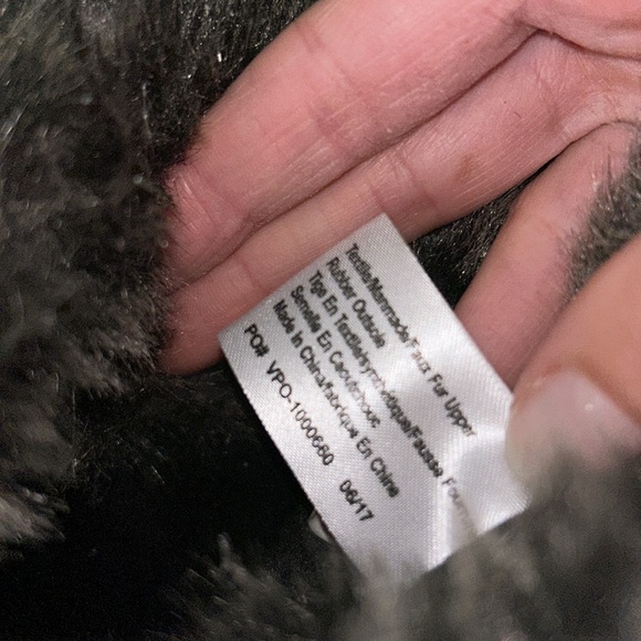 Cougar Black Vesta Grey Faux Fur Collar Knee High Waterproof Insulated Snow Boot - Picture 8 of 8